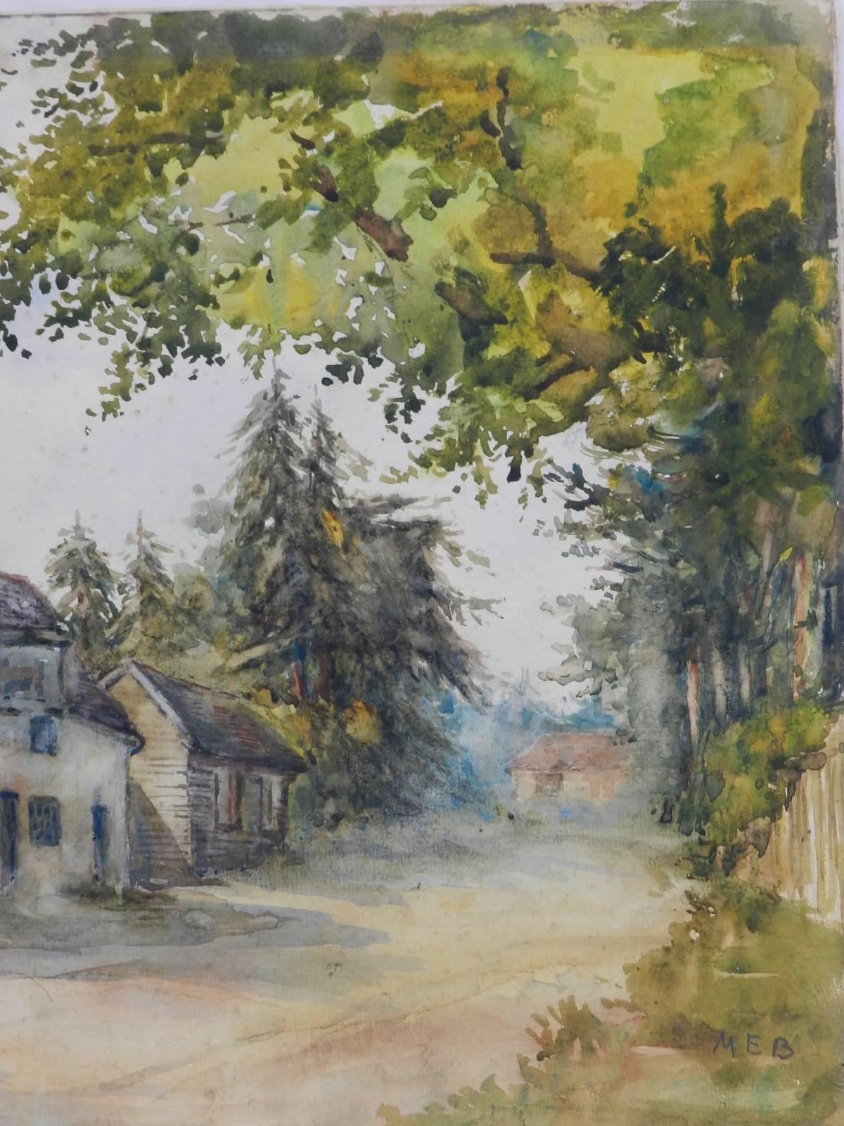 how to sign a watercolor painting