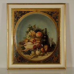 Pair of Still Lives Oil on Canvas 19th Century