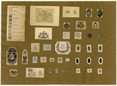 Untitled - A collection of many design drawings [...].
