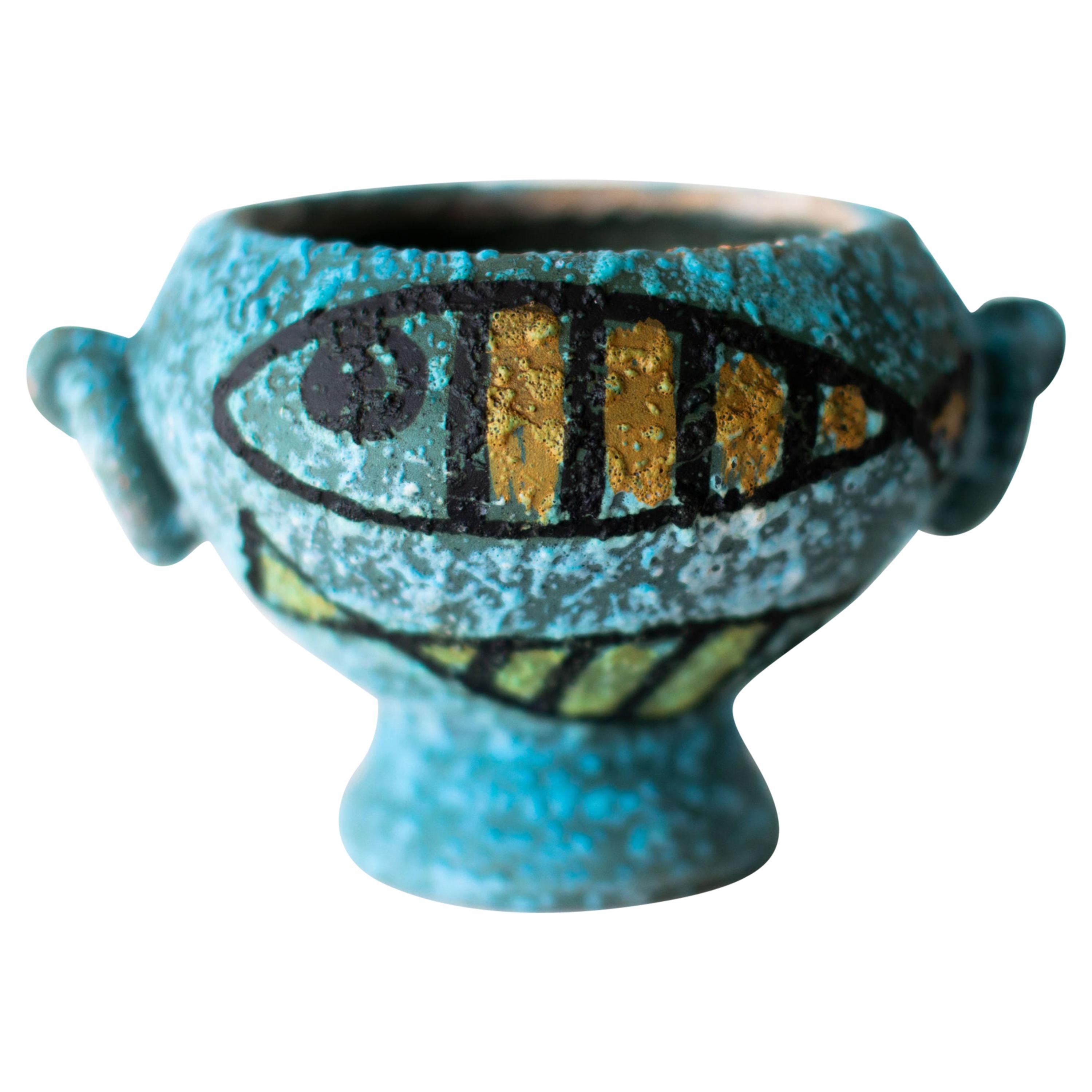 Vase en poterie italienne florentine inconnue