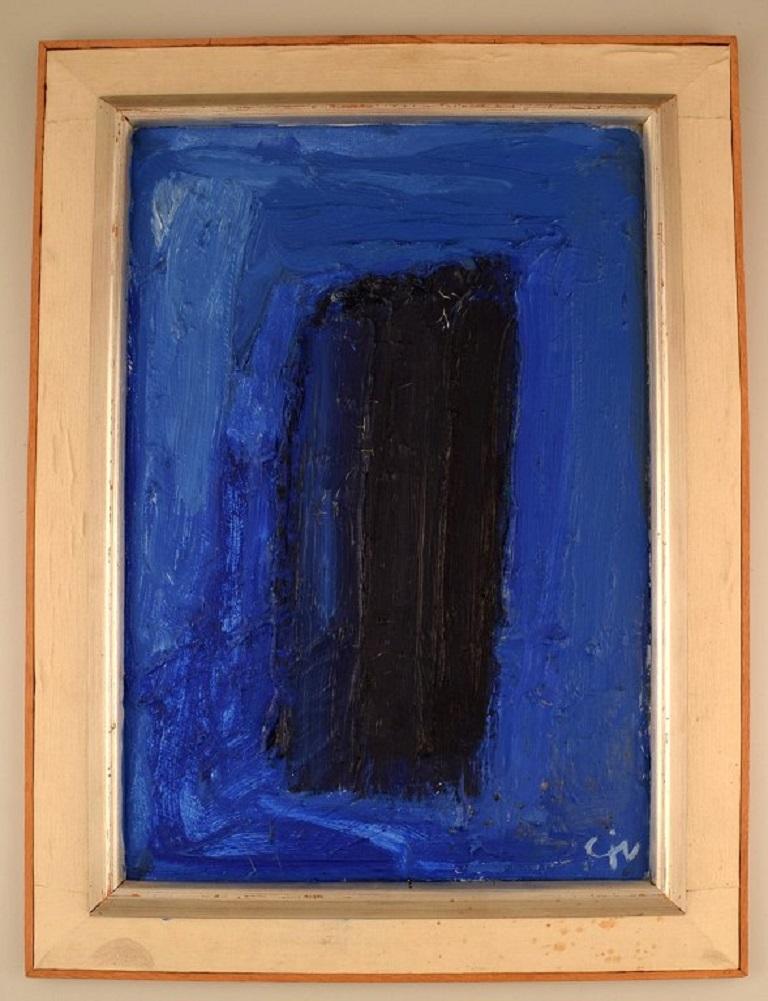 Unknown French artist. Oil on canvas. Abstract composition. 1960s.
The canvas measures: 54 x 37 cm.
The frame measures: 8 cm.
In excellent condition.
Signed in monogram.