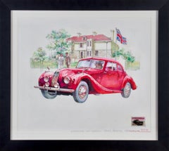 Série de estampilles automobiles anciennes de Bristol, 1947