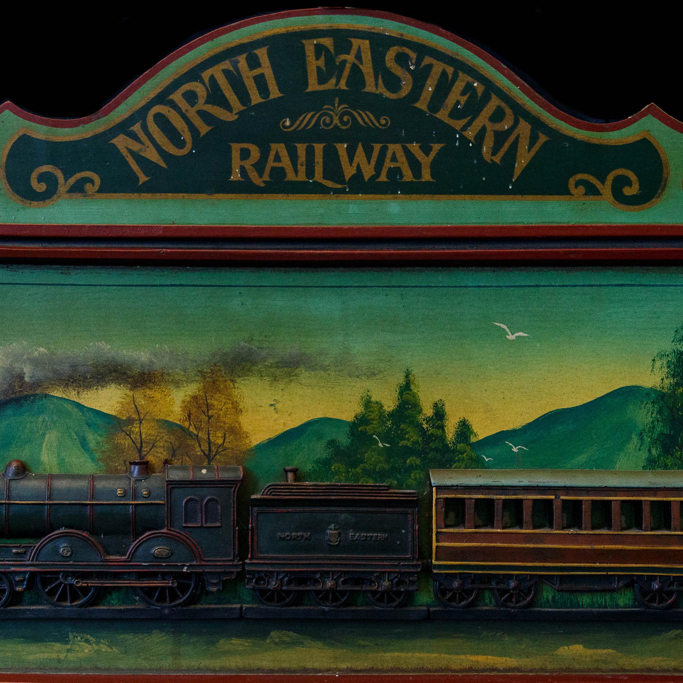Panneau des chemins de fer du nord-est de Londres à Glasgow, 20e siècle en vente 1