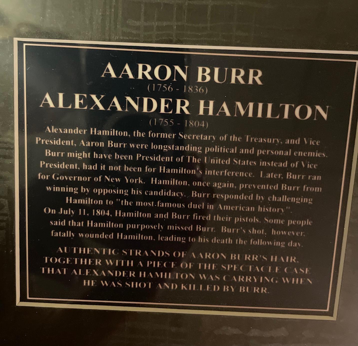 Aaron Burr/Alexander Hamilton Duel--- technique mixte, édition limitée - Photoréalisme Mixed Media Art par Unknown