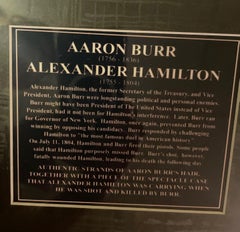 Aaron Burr/Alexander Hamilton Duel---mixed media, limited edition