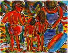 Albert Duplock - 2004 Tecnica mista, gita in famiglia