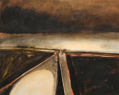 Attrib. Janet Monks (b.1939) - Framed 20th Century Mixed Media, The Runway