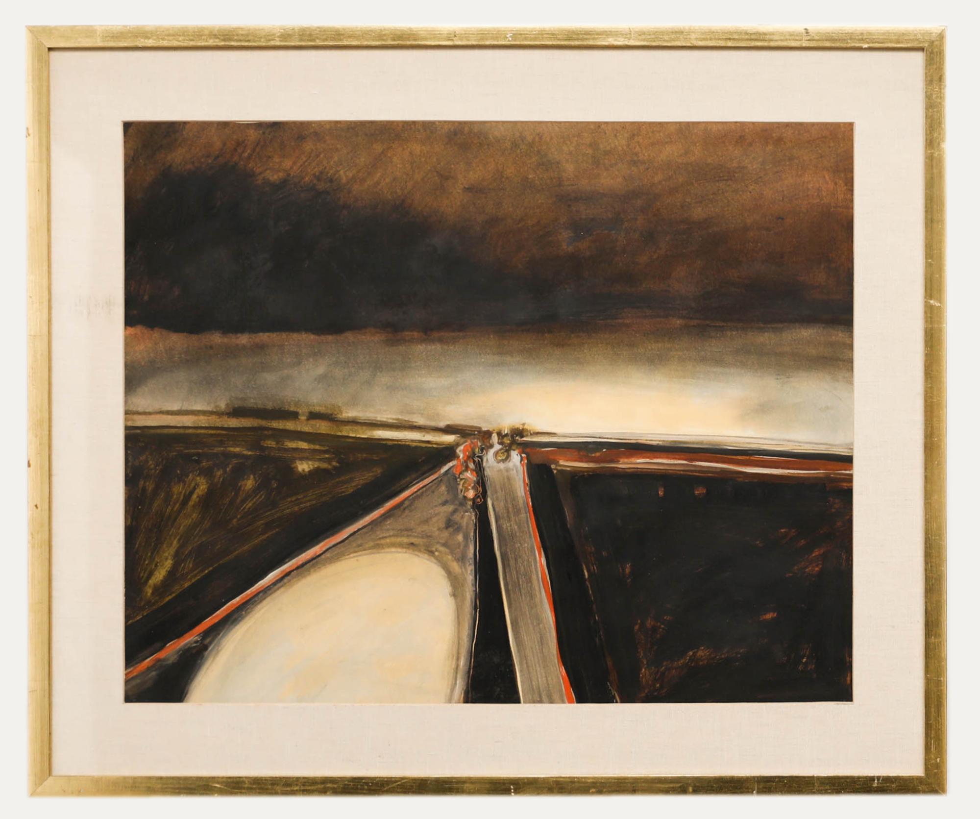 Attribué. Janet Monks (née en 1939) - Encadrée 20e siècle - Techniques mixtes, le défilé - Mixed Media Art de Unknown