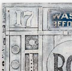 Bill Clark Found Object Assemblage on Board