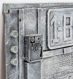 Bill Clark Found Object Assemblage on Board