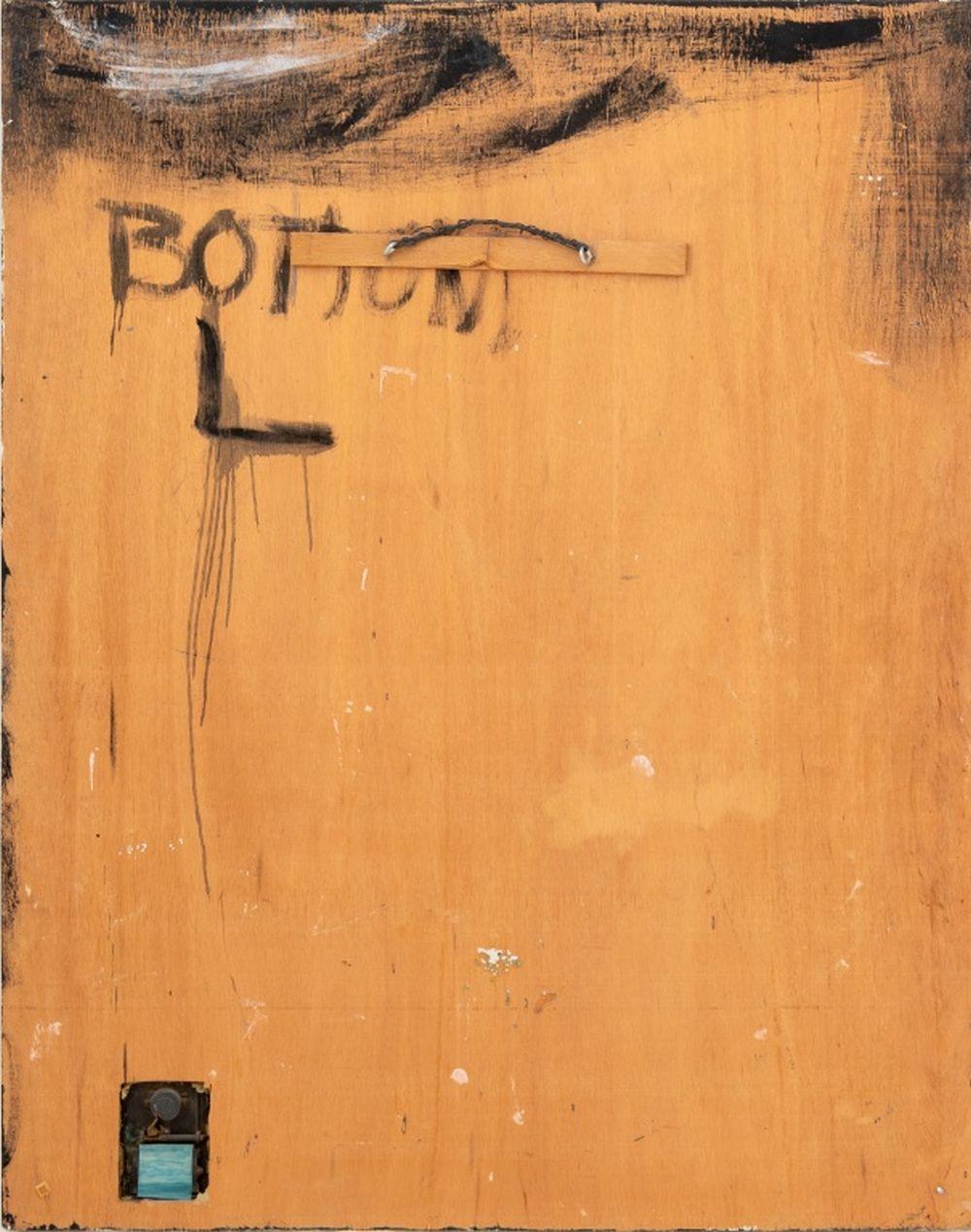 Bill Clark Ensamblaje de objetos encontrados sobre tablero en venta 2