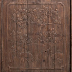 Chinese Carved Architectural Panel with Fruit and Flora, c. 1850