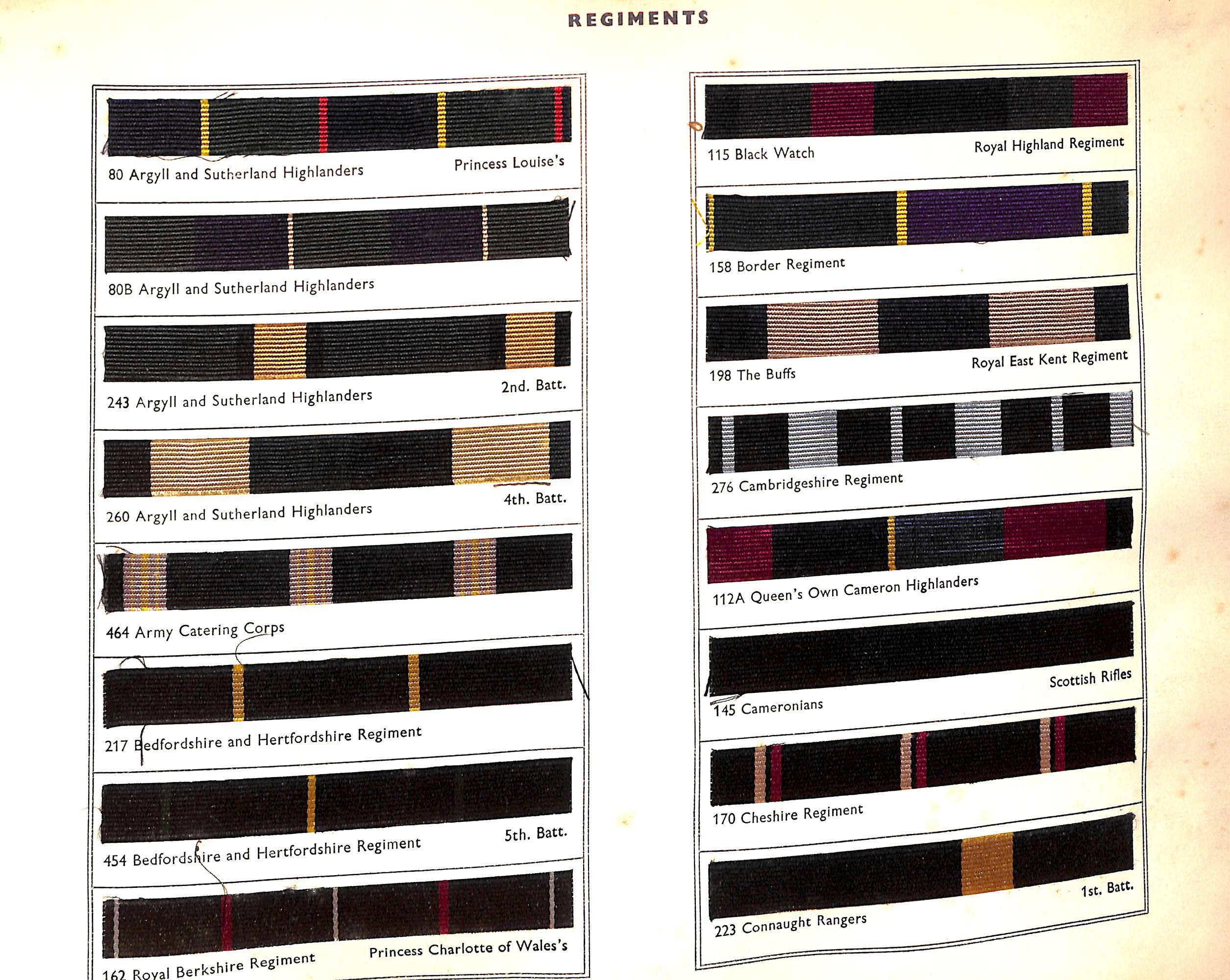 Club Colours Old Boys, University, Club And Regimental Colours Pattern Book 1956 15