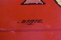 "Cocktails Served In The Plaza Room" c1940s Hand-Painted Wooden Sign