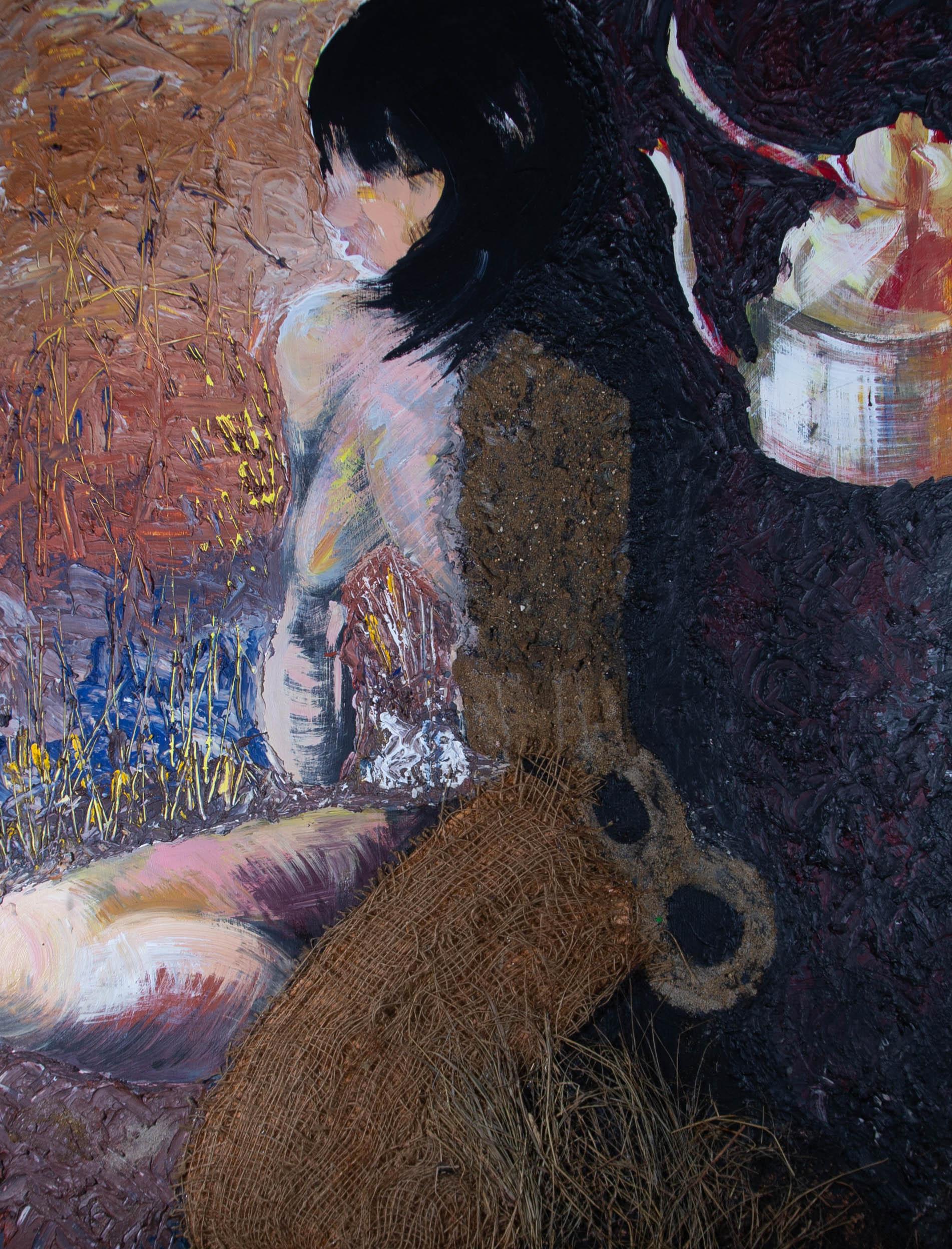 Contemporary Mixed Media - Surreal Nude For Sale 1