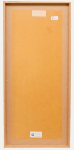 Debbie George - Gerahmte Contemporary Mixed Media, Lila Lilie