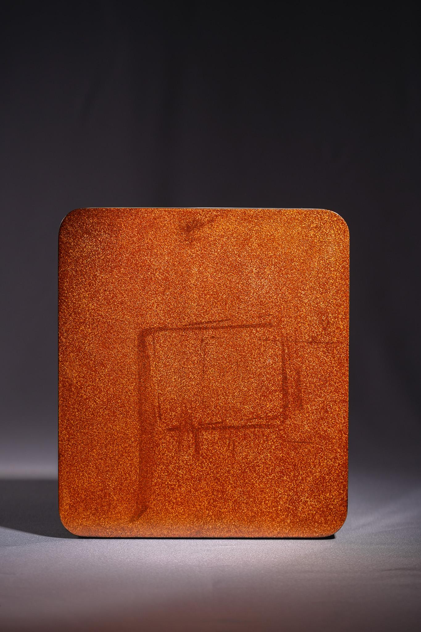 Edo Period Yawata Tarō Makie Suzuribako (Sonstige Kunststile), Mixed Media Art, von Unknown