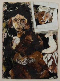 Elsbeth Juda (1911-2014) - Técnica mixta del siglo XX enmarcada, Rembrandt y Model