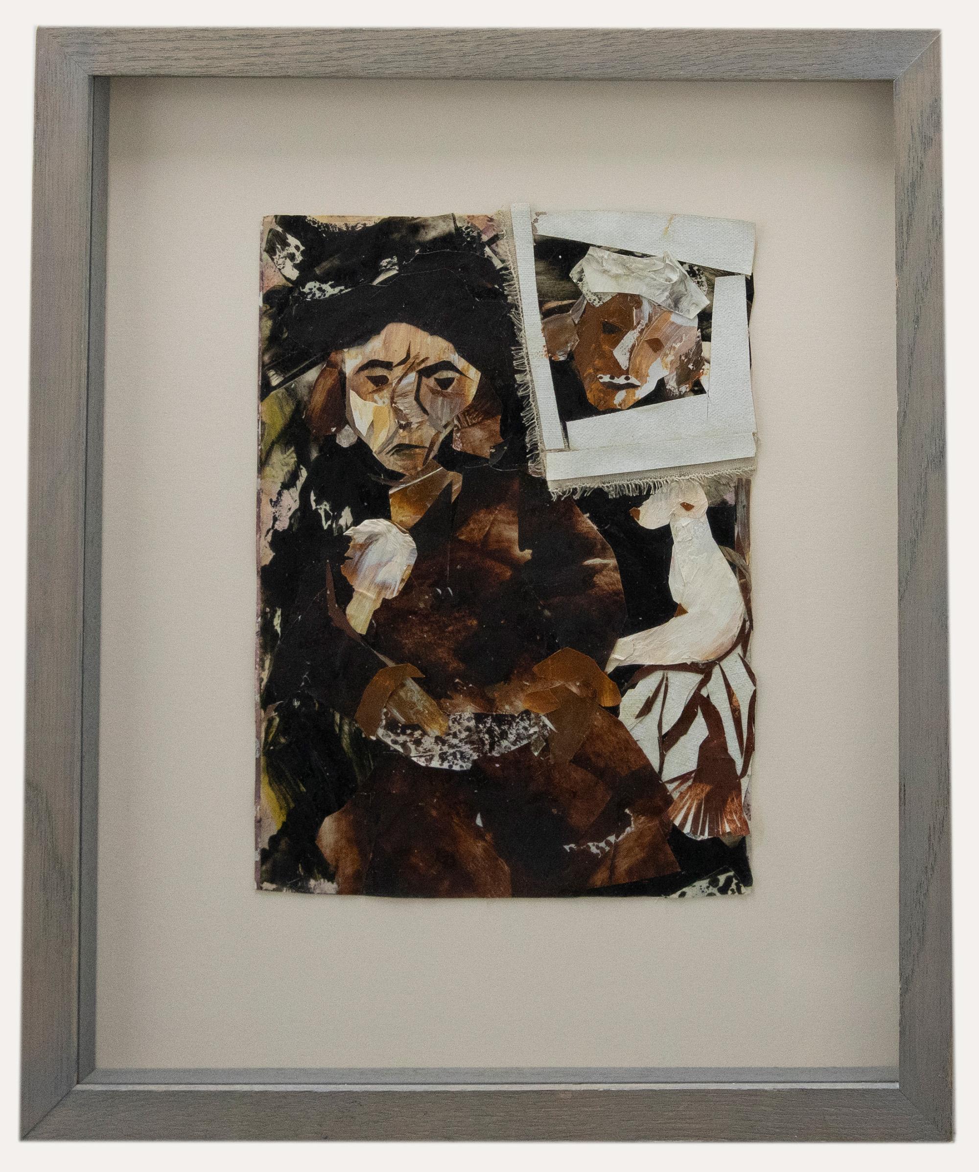 Elsbeth Juda (1911-2014) - Framed 20th Century Mixed Media, Rembrandt & Model - Mixed Media Art by Unknown