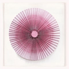 Folded Dreams, Small 1, folded paper, framed