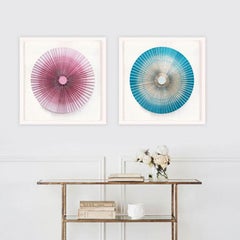 Folded Dreams, Small 2, folded paper, framed