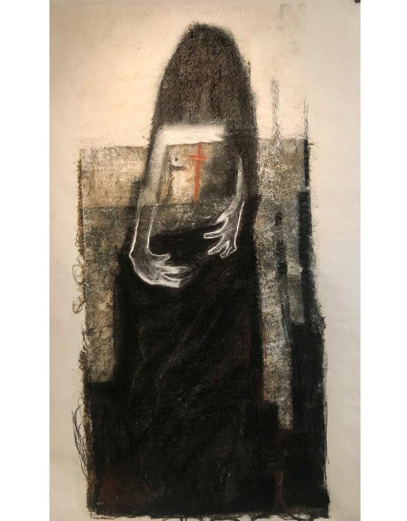 Aus Liebe zu Gott (Original) – Mixed Media Art von Joann Côté