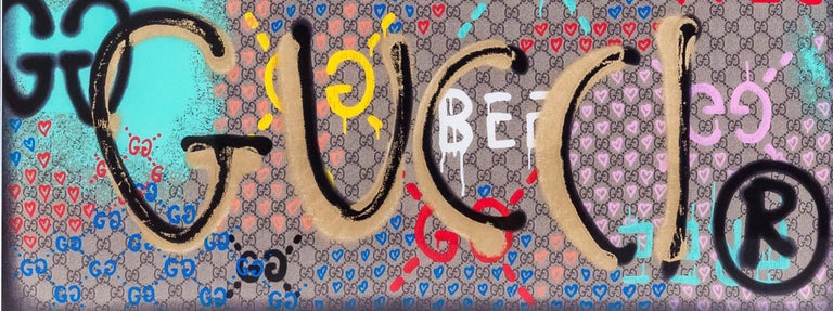 Gucci Graffiti Canvas Artwork By Julie Schreiber ICanvas 