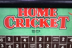 "Home Cricket Pepys Series Framed Board Game" 1946