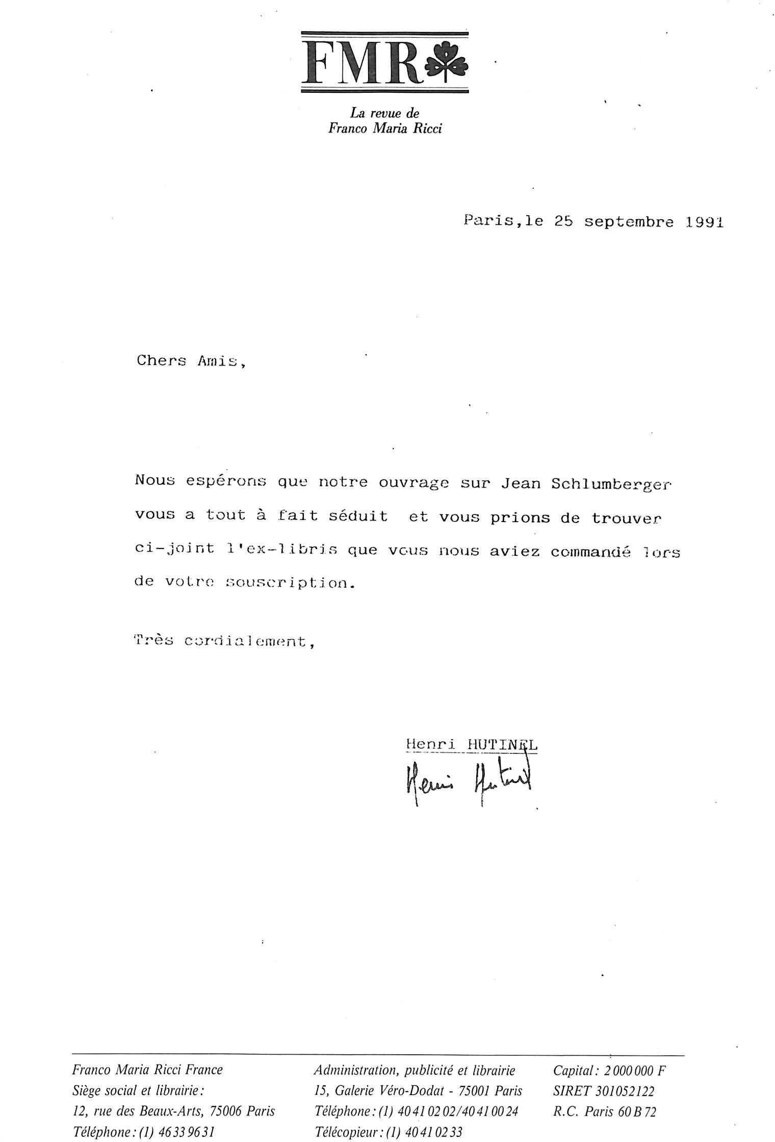 « Jean Schlumberger » 1991 VREELAND, Diana, d'ORMESSON, Jean, BECKER, Vivienne, GE 1