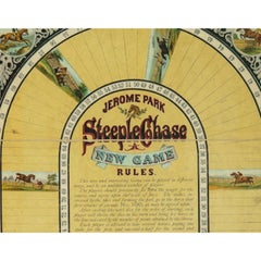 "Jerome Park c1885 Steeplechase Framed Board Game"