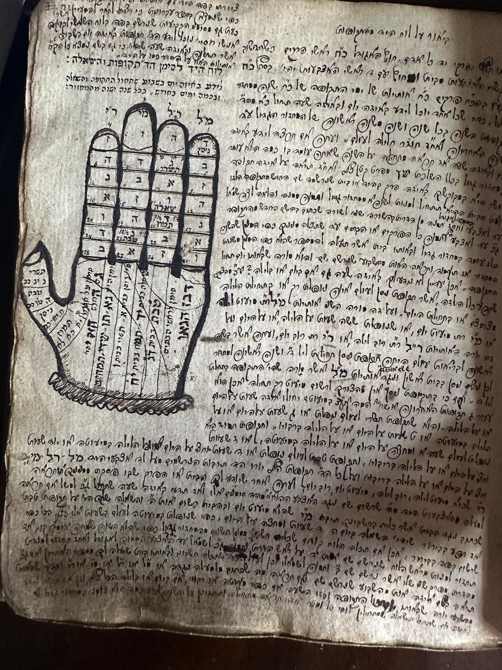Judaica Hand-Written Calendrical Manuscript from Władysławowie, 1837 For Sale 9