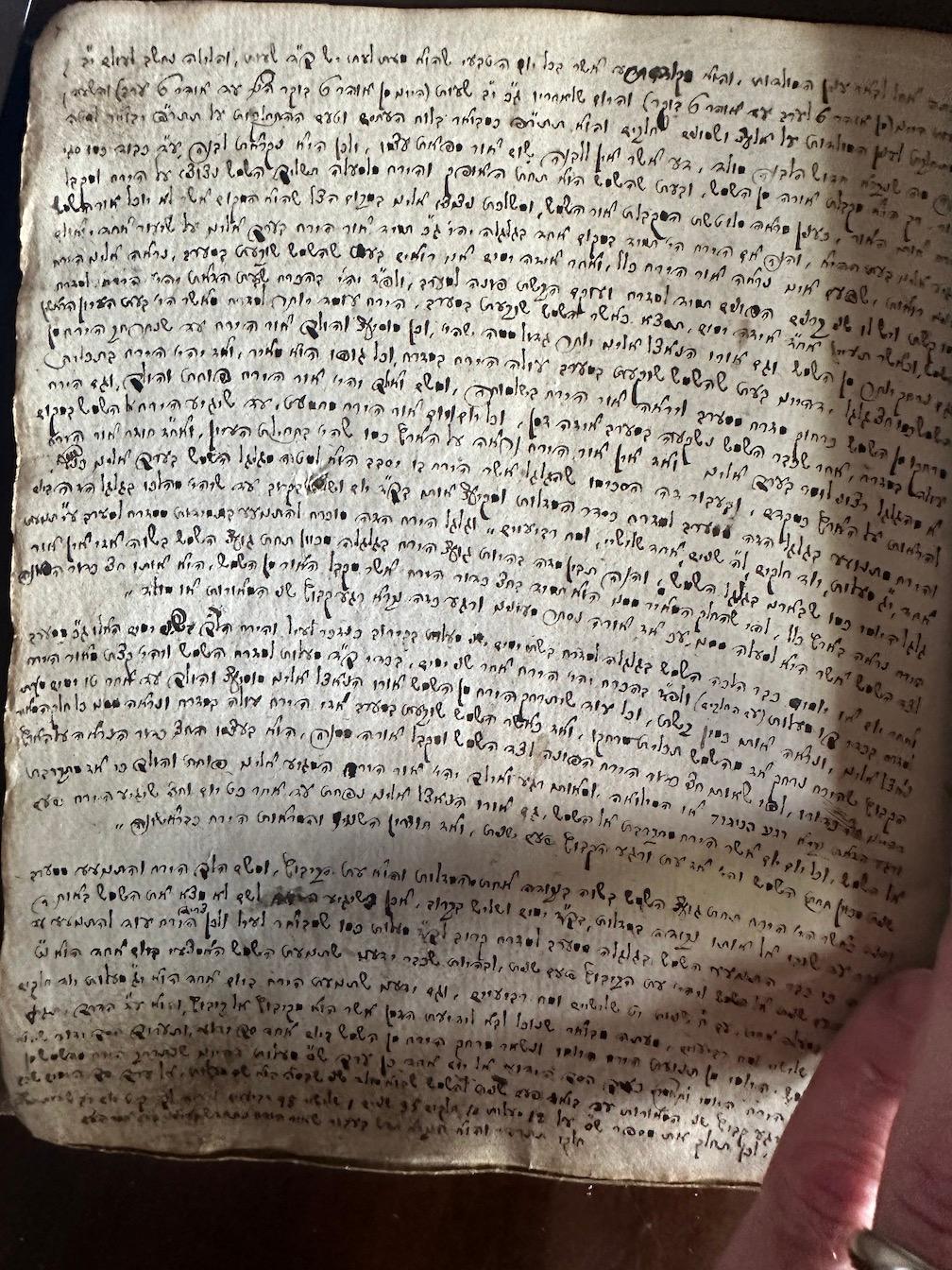 Judaica Hand-Written Calendrical Manuscript from Władysławowie, 1837 For Sale 10
