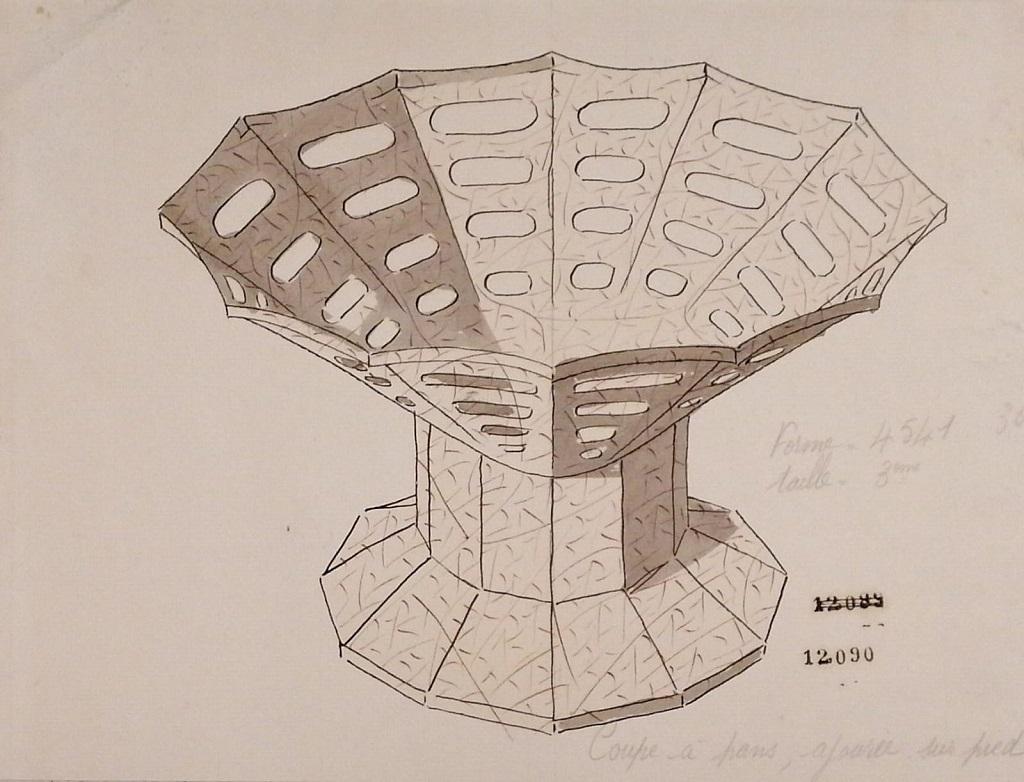 La Coupe - Original Mixed Media - Late 19th Century