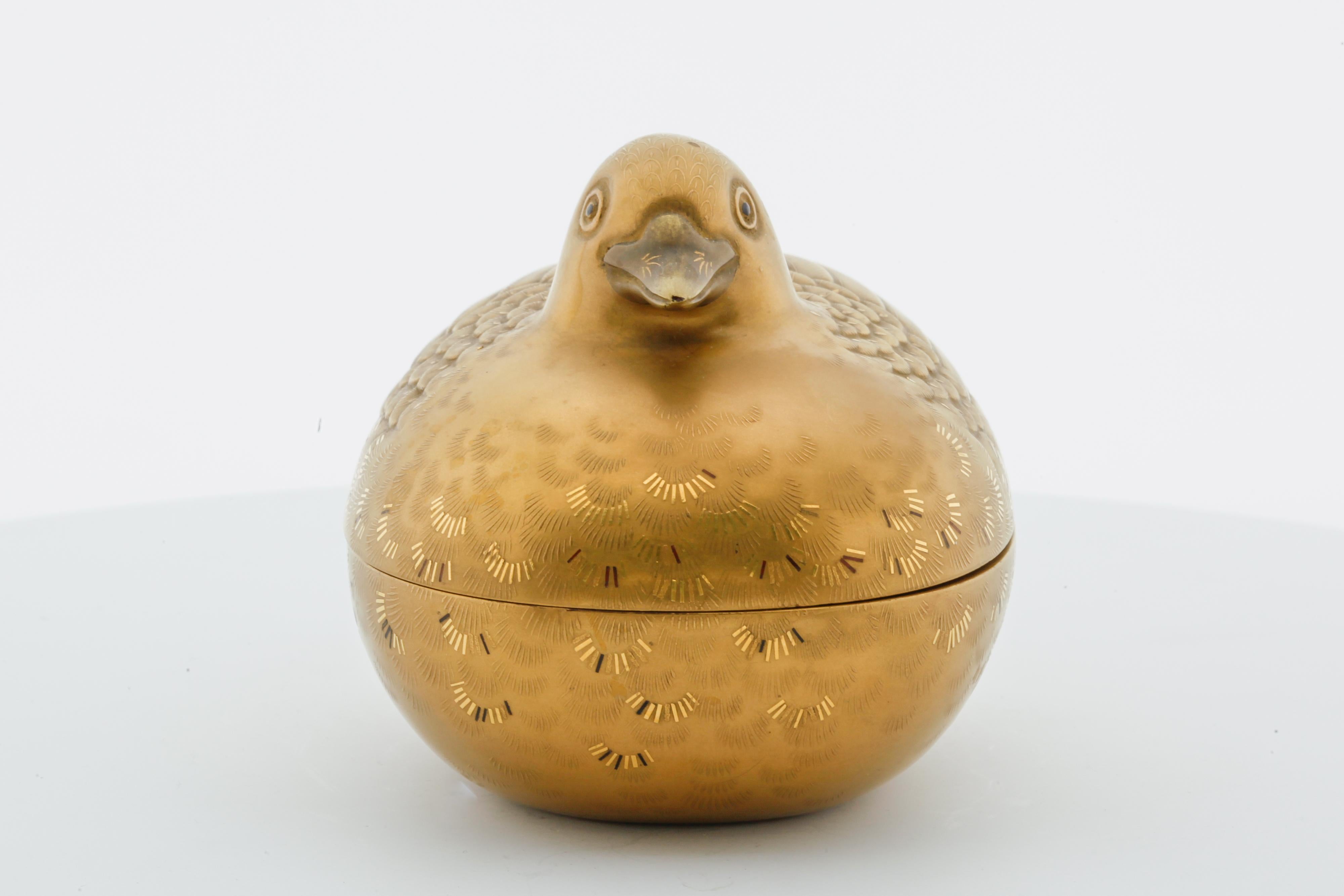 Lacquer Incense Box, Duck, Animal, Lacquerware, Container, 19th Century, Japan For Sale 2