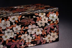 Meiji Period Raden Rectangular Box