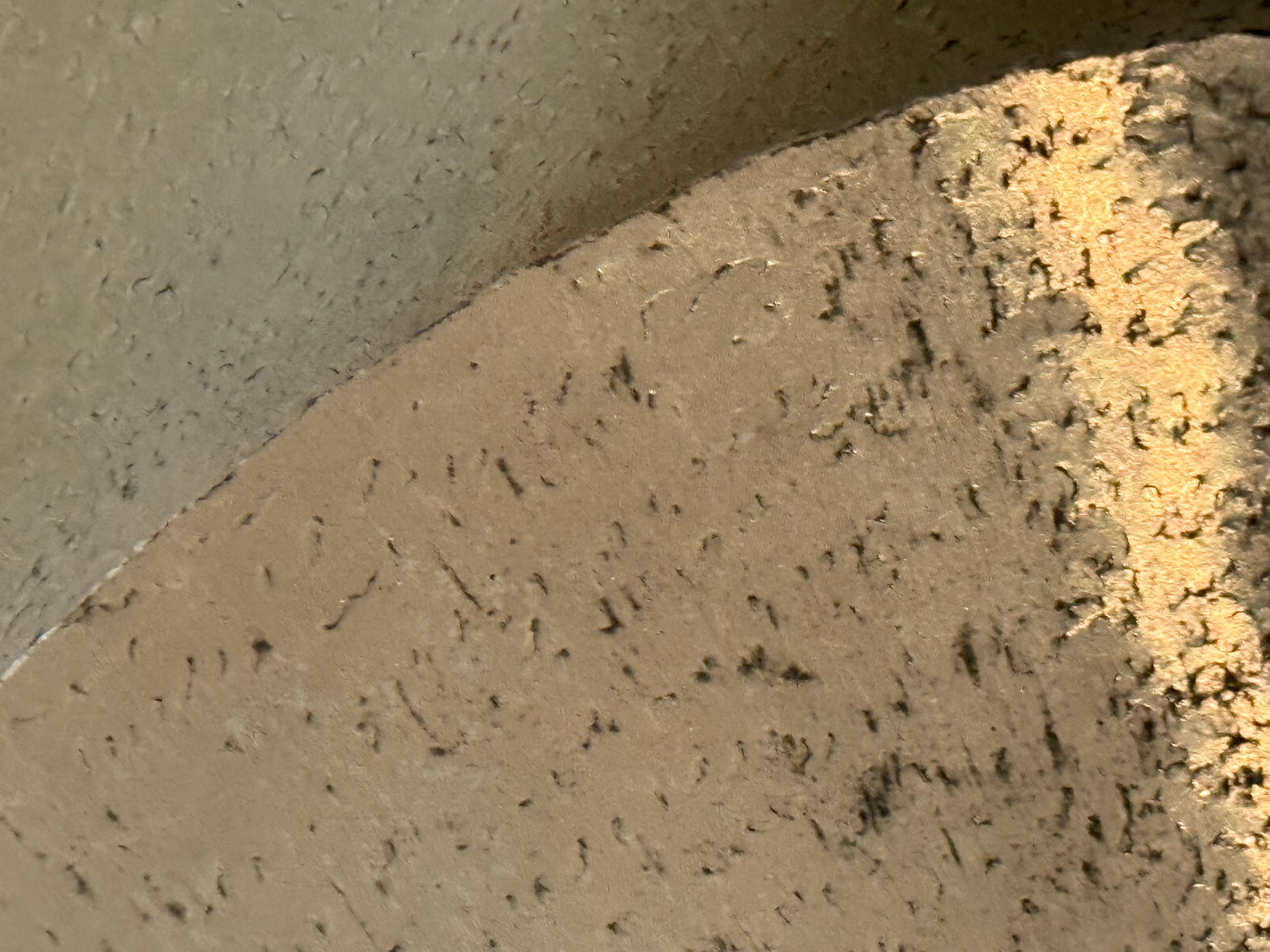 Monochromatic Spiral Reflecting Aluminium Square Artwork For Sale 4