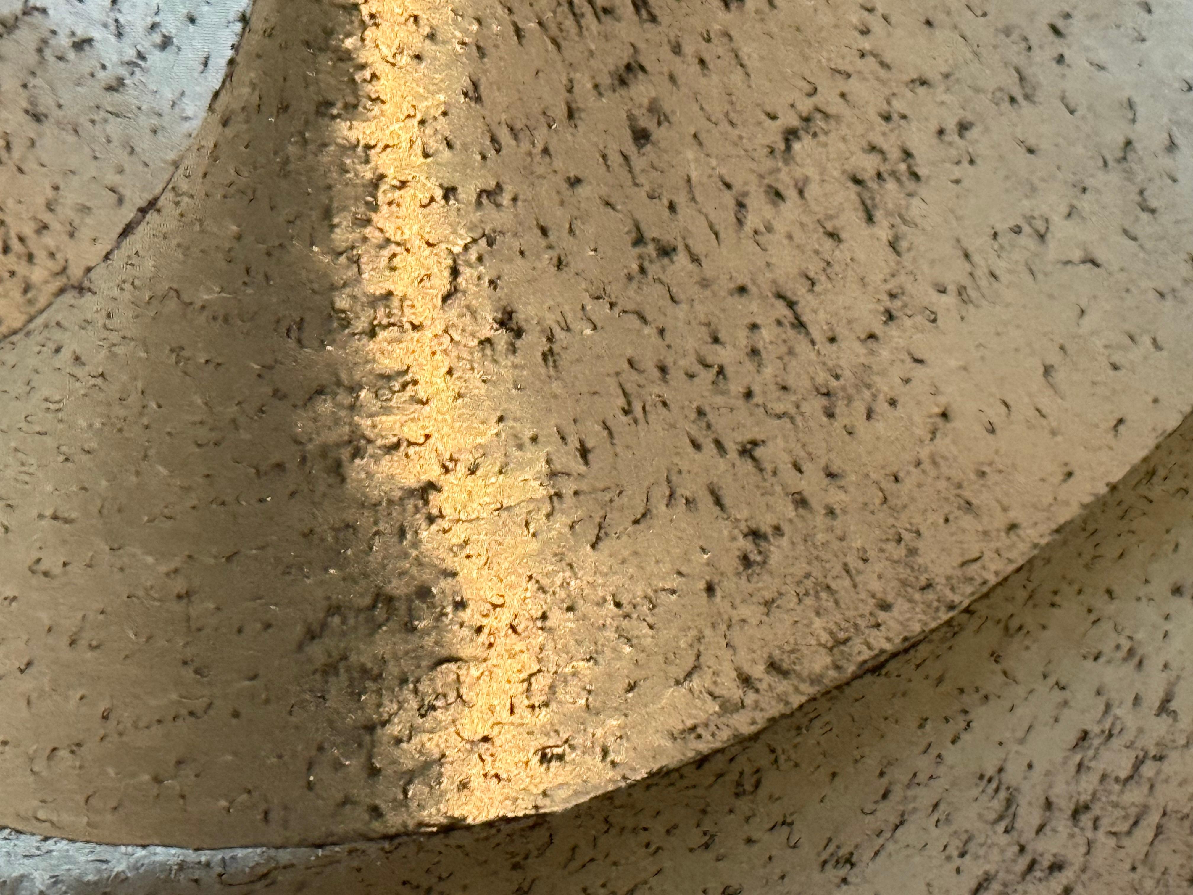 Monochromatic Spiral Reflecting Aluminium Square Artwork For Sale 5