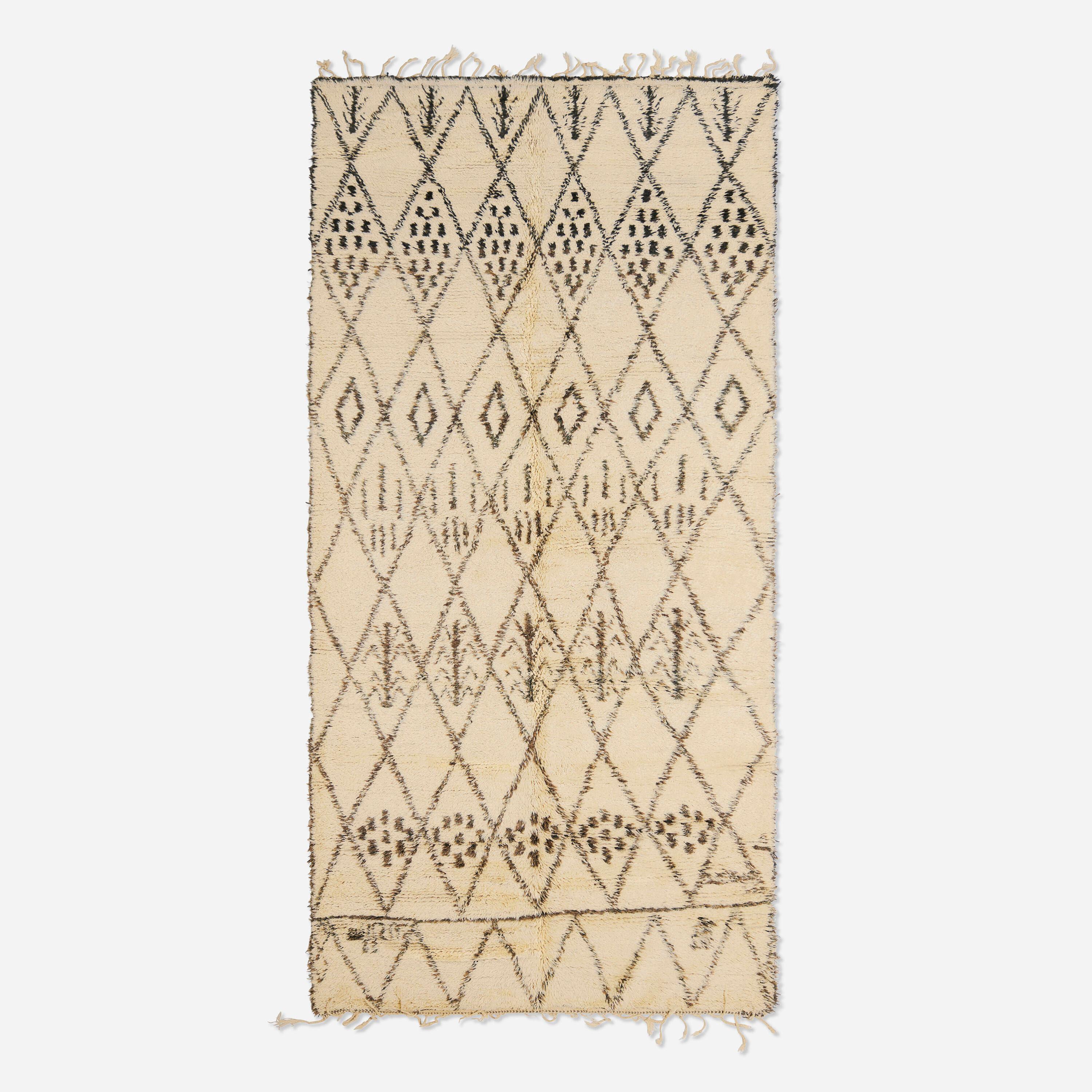 Moroccan Rug 20th century - Mixed Media Art de Unknown