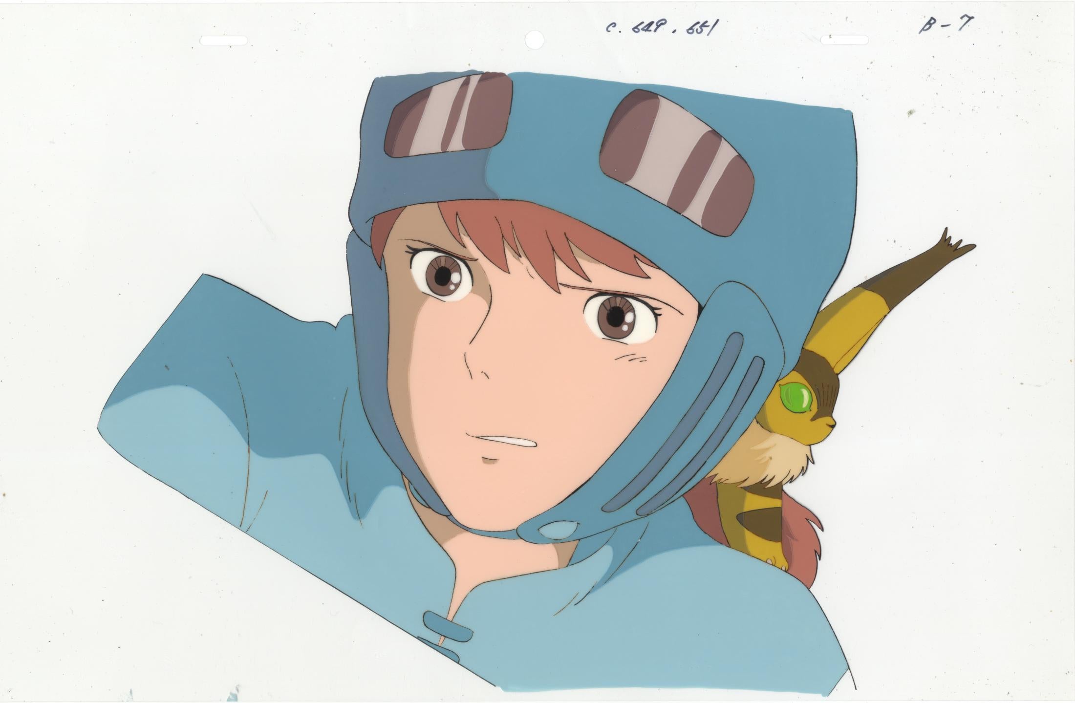 Nausicaa of the Valley of the Wind Original Animation Cel, Hayao Miyazaki, Teto - Mixed Media Art by Unknown