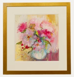 Nola Armstrong - Técnica mixta del siglo XX, Flores rosas