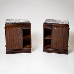 Pair of Art Deco Nightstands, France circa 1920