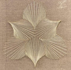 Pair of Modernist Geometric String Sculptures