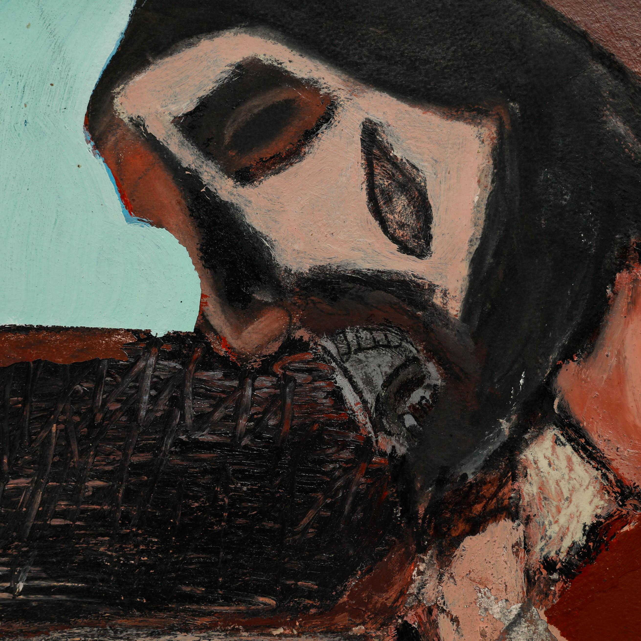 Paul Sonnabend (b.1957) - Contemporary Mixed Media, The Crucifixion For Sale 1