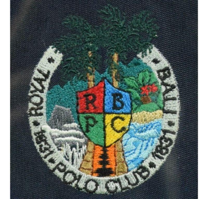 Royal Bali Polo Club 1831 Gerahmt mit besticktem X'd Mallets Wappen, Royal Bali, gerahmt im Angebot 3