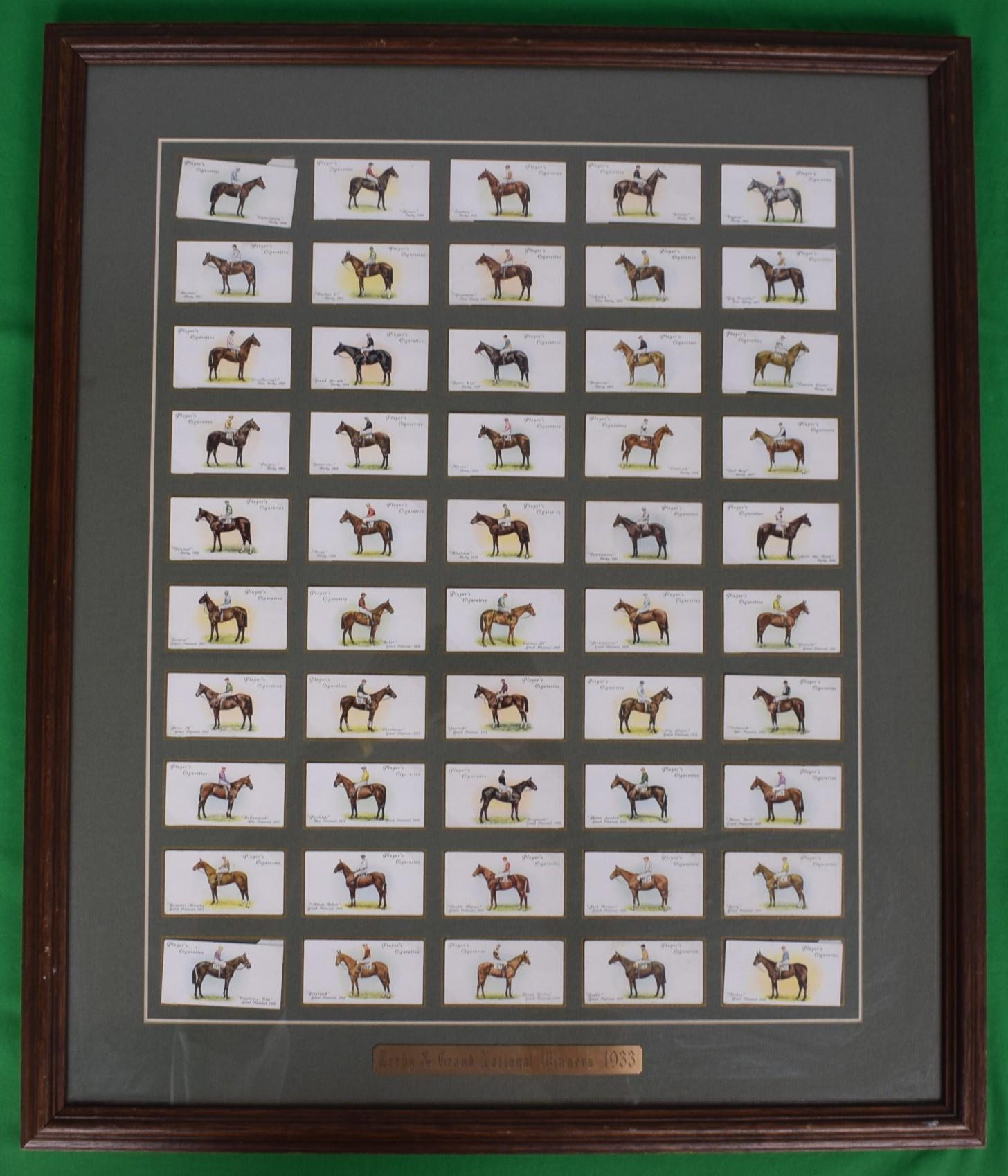 Set x 50 Derby & Grand National Winners 1933 Player's Cigarettes Cards
