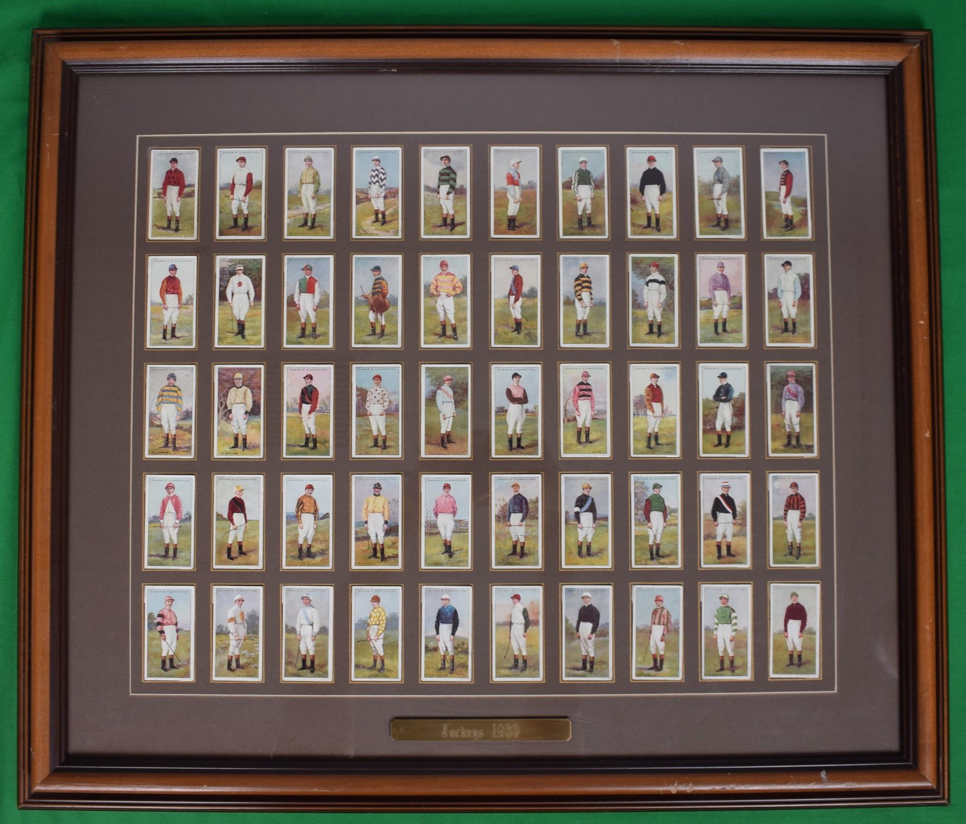 Set x 50 Tarjetas de cigarrillos Jockeys 1930 Ogden's