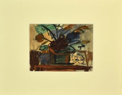 Still Life - Original Mixed Media on Cardboard - 1950s
