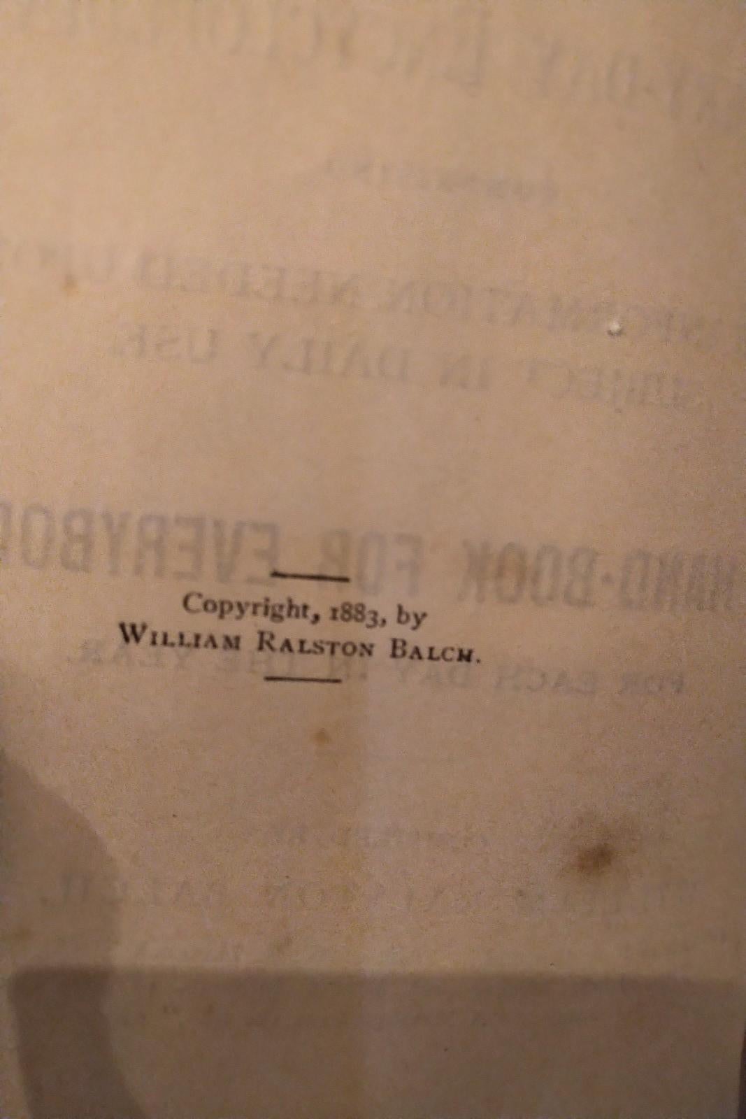 The People's Dictionary and Every-day Encyclopedia 1885 - VERY RARE 5