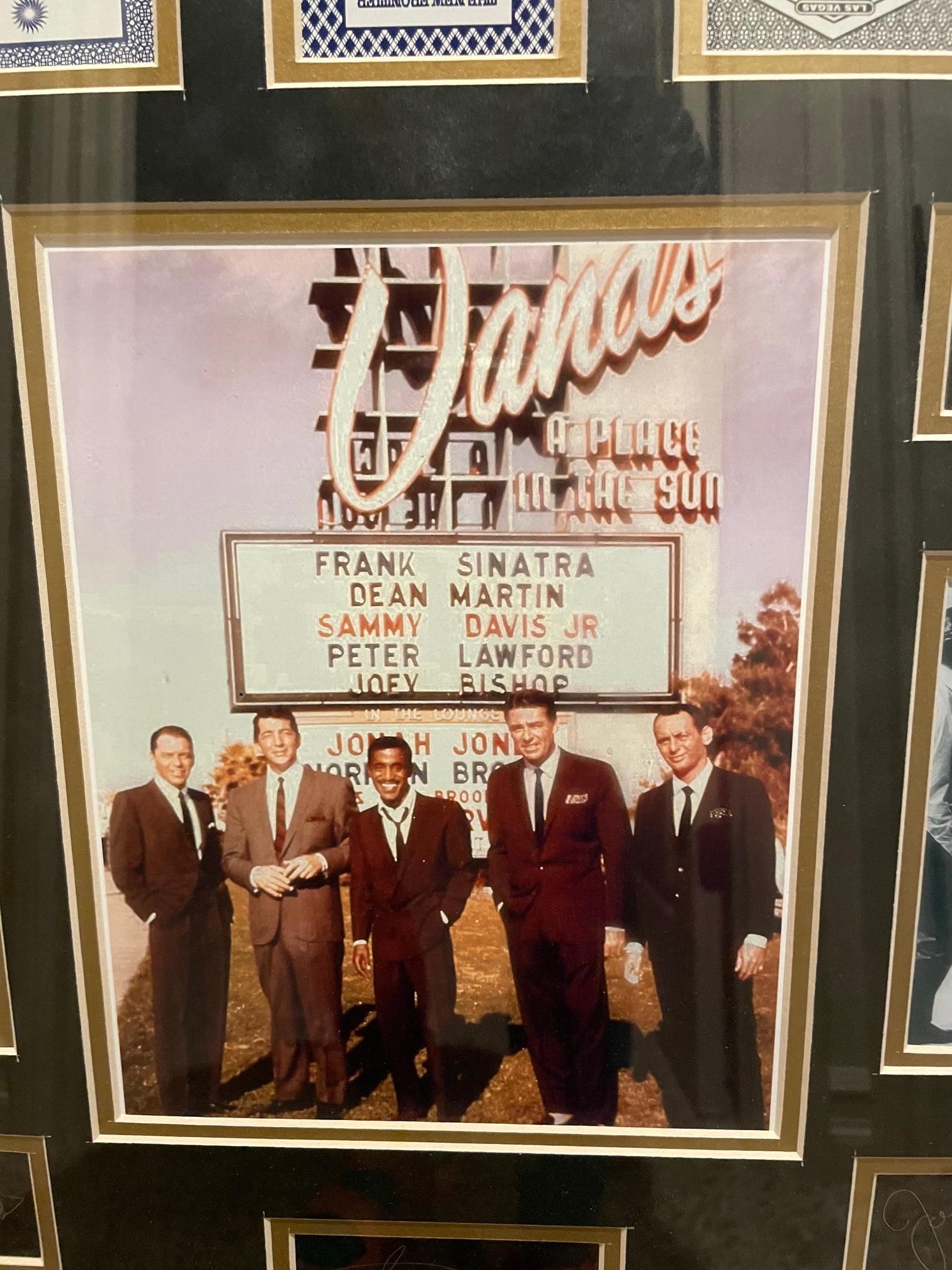 The Rat Pack in Vegas - Realist Mixed Media Art by Unknown