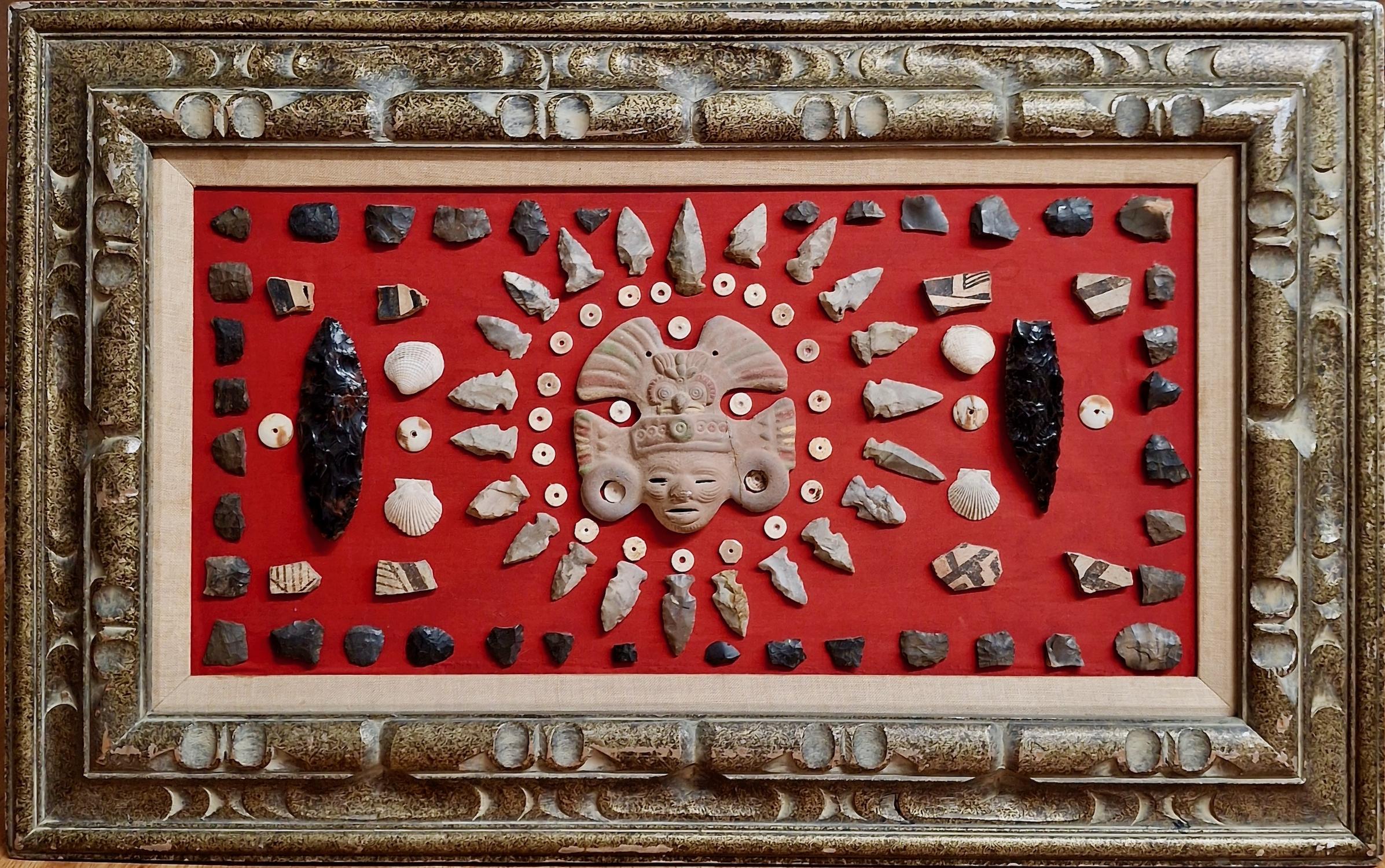 Hommage an einen Aztekenkrieger